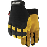 Flextime Water Resistant Gloves, Grain Goatskin Palm, Size Large Nassau Supply