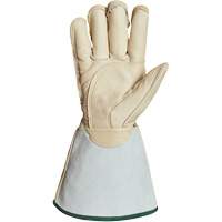Gants de monteur de lignes pour lhiver avec bandes r&eacute;fl&eacute;chissantes 6" Endura, Moyen, Paume en Cuir de cheval, Doublure en Thinsulate Nassau Supply