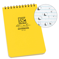 Pocket Top-Spiral Notebook, Soft Cover, Yellow, 100 Pages, 4" W x 6" L NKF438 | Nassau Supply