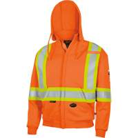 338SF Flame-Resistant Zip Style Hoodie, Men's, X-Large, High Visibility Orange, 22 cal/cm² Nassau Supply