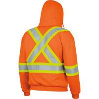 338SF Flame-Resistant Zip Style Hoodie, Men's, X-Large, High Visibility Orange, 22 cal/cm² Nassau Supply