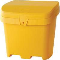 Salt & Sand Container, With Hasp, 21" x 27" x 26", 4.24 cu. ft., Yellow NO614 | Nassau Supply