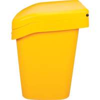Salt & Sand Storage Bins, With Hasp, 21" x 27" x 26", 4.24 cu. ft., Yellow Nassau Supply