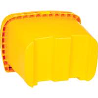 Salt & Sand Storage Bins, With Hasp, 21" x 27" x 26", 4.24 cu. ft., Yellow Nassau Supply