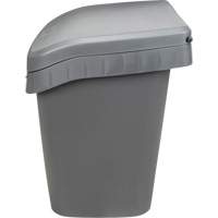 Salt & Sand Storage Bins, With Hasp, 21" x 27" x 26", 4.24 cu. ft., Grey Nassau Supply