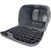 Salt & Sand Storage Bins, With Hasp, 21" x 27" x 26", 4.24 cu. ft., Grey Nassau Supply