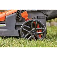 Lawn Mower with Comfort Grip Handle, Push Walk-Behind, Electric, 15" Cutting Width Nassau Supply