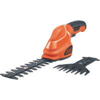 2-in-1 Garden Shear/Shrubber, Battery Powered, 3.6 V, 4"/6" Cutting Width Nassau Supply