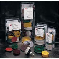 Scotch-Brite™ Roloc™ Bristle Disc Kit, Ceramic, 50, 80, 120 Grit, 2" Dia. NS926 | Nassau Supply