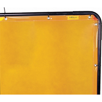 Lavashield™ Curtain, 68.5" x 68.5", High Transparency, Yellow NT826 | Nassau Supply