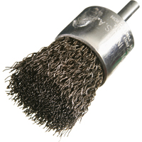 Crimped Wire End Brushes, 1", 0.005" Fill, 1/4" Shank NU452 | Nassau Supply