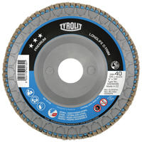 Heavy-Duty C-Trim Flap Disc, 6" x 7/8", Type 29, 40 Grit, Zirconium Nassau Supply