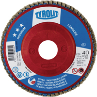 Long Life Flap Disc, 5" x 7/8", Type 27, 40 Grit, Zirconium Nassau Supply