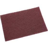 Non-Woven Hand Pad, Aluminum Oxide, 9'' x 6'', Very Fine Grit Nassau Supply