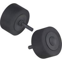 2" x 1" x 1/4" Rubber Cushion Polishing Wheel 45129 Nassau Supply