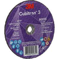 Cubitron 3 Cut-Off Wheel, 4" x 1/8", 3/8" Arbor, Type T1, Ceramic, 21000 RPM Nassau Supply