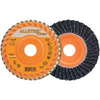 ALLSTEEL™ Turbo Flap Disc, 4-1/2" x 5/8"-11, 40 Grit, Zirconia Alumina NY571 | Nassau Supply