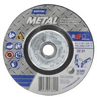 Metal Grinding & Cutting Wheel, 4-1/2" x 1/8", 5/8"-11 Arbor, Type 27, Aluminum Oxide Nassau Supply