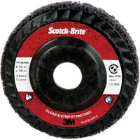 Disque Clean and Strip XT Pro XO-DC Scotch-Brite, 4-1/2" dia., Grain Extra grossier, Carbure de silicium Nassau Supply