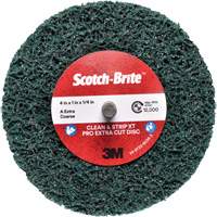 Disque Clean and Strip XT Pro Extra Cut Disc XC-DC Scotch-Brite, 4" dia., Grain Extra grossier, Oxyde d'aluminium Nassau Supply