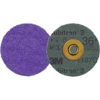 Cubitron 3 Roloc Fibre Disc, 3" Dia., 36+ Grit, Ceramic Nassau Supply