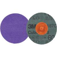 Cubitron 3 Roloc Fibre Disc, 2" Dia., 60+ Grit, Ceramic Nassau Supply