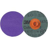 Cubitron 3 Roloc Fibre Disc, 4" Dia., 60+ Grit, Ceramic Nassau Supply
