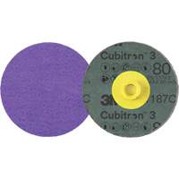 Cubitron 3 Roloc Fibre Disc, 4" Dia., 80+ Grit, Ceramic Nassau Supply