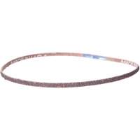 Metalite&reg; Cloth File Sanding Belt, 1/4" W x 24" L, Aluminum Oxide, 60 Grit Nassau Supply