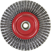 Stringer Bead Knot Wire Brush For Angle Grinders, 6" Dia., 0.02" Fill, 5/8"-11 Arbor, Steel NZ807 | Nassau Supply