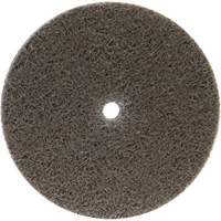 Bear-Tex&reg; Non-Woven Unified Wheel, 3" x 1/4", 1/4" Arbor, Medium Grit, Aluminum Oxide Nassau Supply