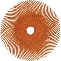 Scotch-Brite Type C Precision Radial Bristle Brush PN-RB, Ceramic, 80+ Grit, 3" Dia. Nassau Supply