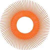 Scotch-Brite Type C Precision Radial Bristle Brush PN-RB without Adapter, Ceramic, 80+ Grit, 7-5/8" Dia. Nassau Supply