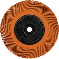Scotch-Brite Type C Precision Radial Bristle Brush PN-RB with Adapter, Ceramic, 80+ Grit, 6" Dia. Nassau Supply