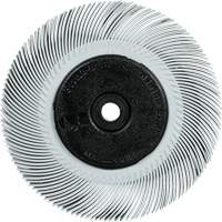 Scotch-Brite Type C Precision Radial Bristle Brush PN-RB with Keyway Core, Ceramic, 120+ Grit, 6" Dia. Nassau Supply