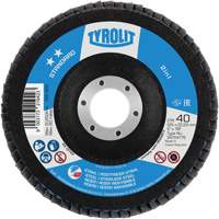 2-in-1 Flap Disc, 4-1/2" x 22.5 mm, Type 27A, 60 Grit, Ceramic Alumina Nassau Supply