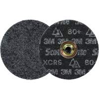 Scotch-Brite Precision Heavy-Duty Surface Conditioning Quick Change Disc, HD-DN, 5" Dia., 80+ Grit, Ceramic Nassau Supply