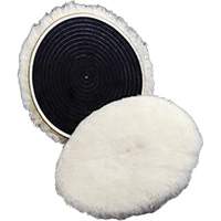 Finesse-it Natural Buffing Pad 82531, 7" Dia., Wool Nassau Supply