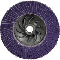 Disque &agrave; lamelles conique 1169F Cubitron 3 &agrave; changement rapide, 4-1/2" x 5/8"-11, Type T29, Grain 80+, C&eacute;ramique Nassau Supply