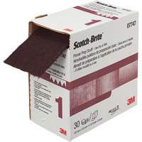 Pr&eacute;paration de la couche d'appr&ecirc;t VFN Scotch-Brite, 4-3/4" x 180", Oxyde d'aluminium Nassau Supply