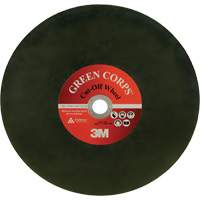 Disque &agrave; tronçonner Green Corps, 13-9/10" x 0,118", Arbre de 1", C&eacute;ramique, 20 000 Tr/min Nassau Supply