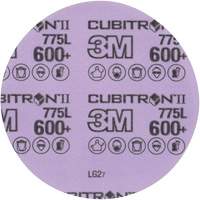 Disque en pellicule Cubitron II Hookit, dia 5", Grain 600+, C&eacute;ramique, 3 mil Nassau Supply