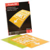 Laminated Letter Size Pouch Nassau Supply