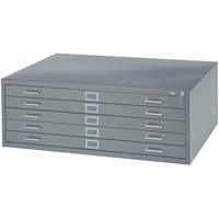 Classeurs en acier pour plans, 5 Tiroirs, 40-3/8" la x 29-3/8" p x 16-1/2" h Nassau Supply
