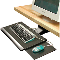 Heavy-Duty Articulating Keyboard Trays With Mouse Platform OB539 | Nassau Supply
