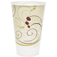 Disposable Cups, Paper, 12 oz., Multi-Colour OE075 | Nassau Supply