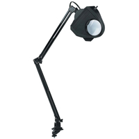 Magnifying Task Light, 60 W, Fluorescent/Incandescent/LED, Clamp, 40" Neck, Black OM130 | Nassau Supply