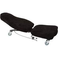 Flex 2™ Ergonomic Welding Chair, Mobile, Adjustable, 30", Fabric Seat, Black/Grey OP274 | Nassau Supply