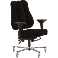 Vega™ Multi-Tilt Ergonomic Welding Chair, Fabric, Black/Grey OP281 | Nassau Supply
