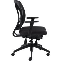 Chaises &agrave; bras Multi-Tilter, Tissu, Charbon, Capacit&eacute; 300 lb Nassau Supply